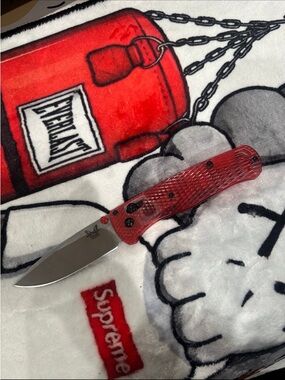 Benchmade Red Folding Pocket Knife – Lightweight EDC Blade